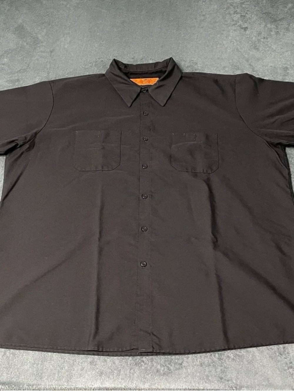 Souvenir Red Kap SEMA Shirt Mens 3XL Black White Graphic Print Button Up Pockets